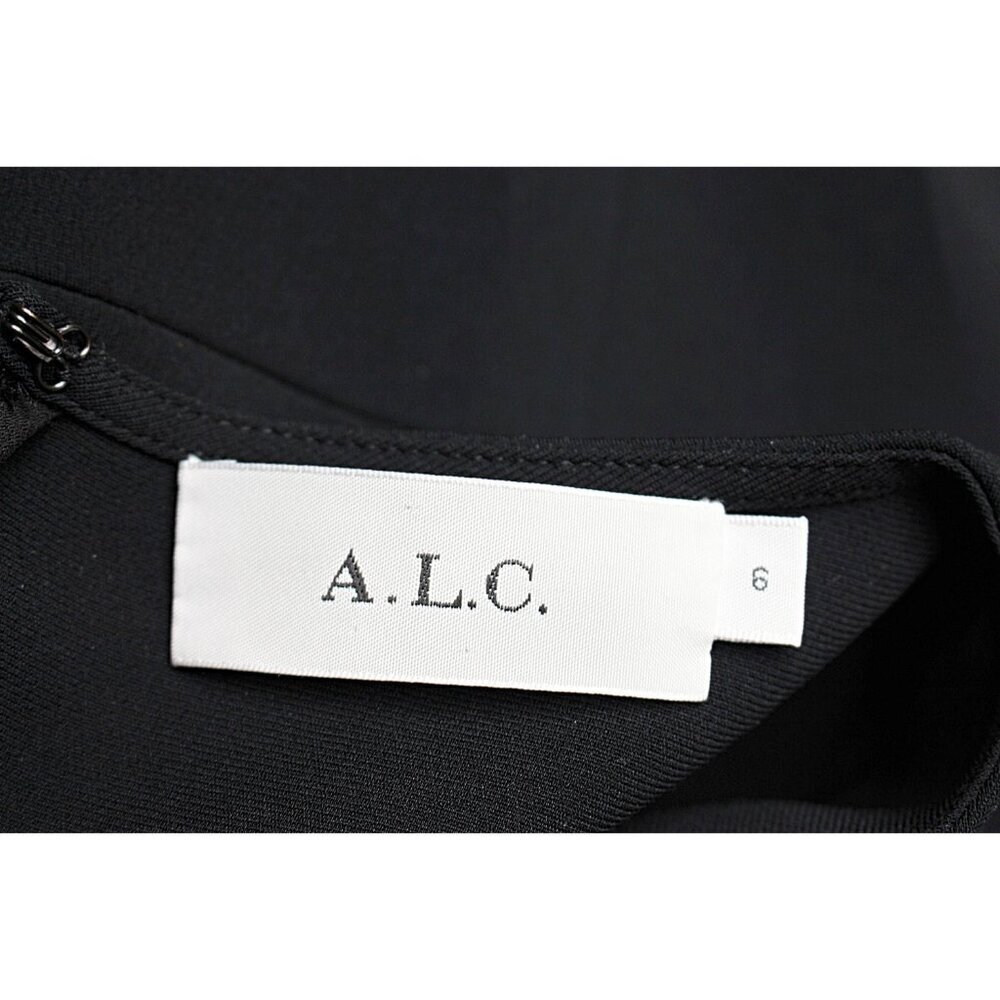 ALC - Greer LBD Dolman Dress in Japanese Triacetate, sz 6 EUC - Picture 4 of 14